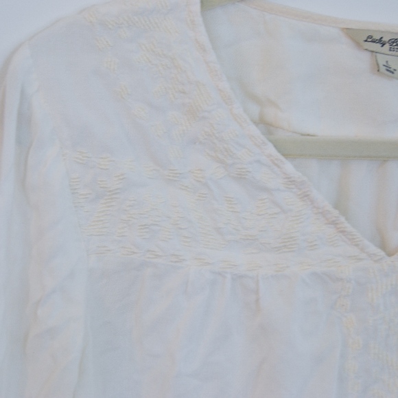Lucky Brand Blouse with Embroidery - Picture 2 of 4